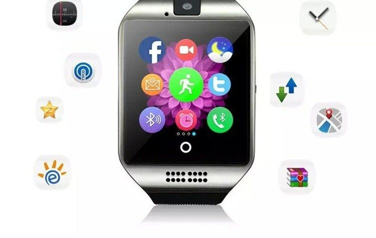 SMARTWATCH ZEGAREK Q18 POWIADOMIENIA SMS TELEFON