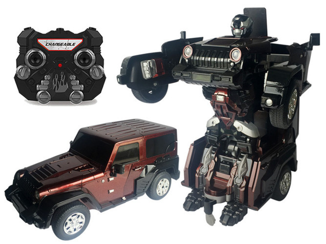 ROBOT JEEP TRANSFORMER SAMOCHÓD STEROWANY R/C