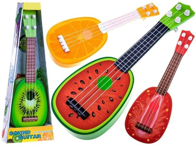 Owocowa ukulele GITARA dla dzieci gitarka IN0033