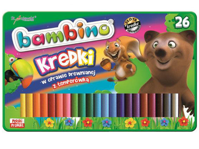 BAMBINO KREDKI 26 sztuk