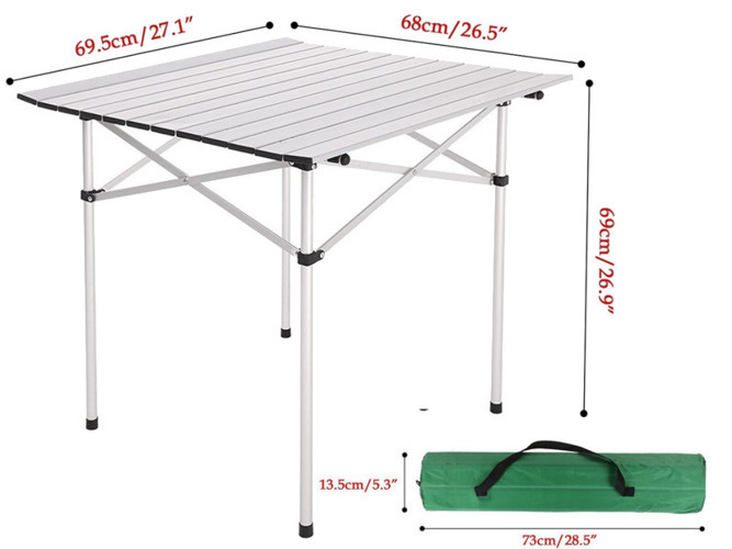 Stół turystyczny składany aluminiowy kampingowy st70