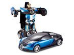 DUŻY ROBOT BUGATTI Autobot niebieski